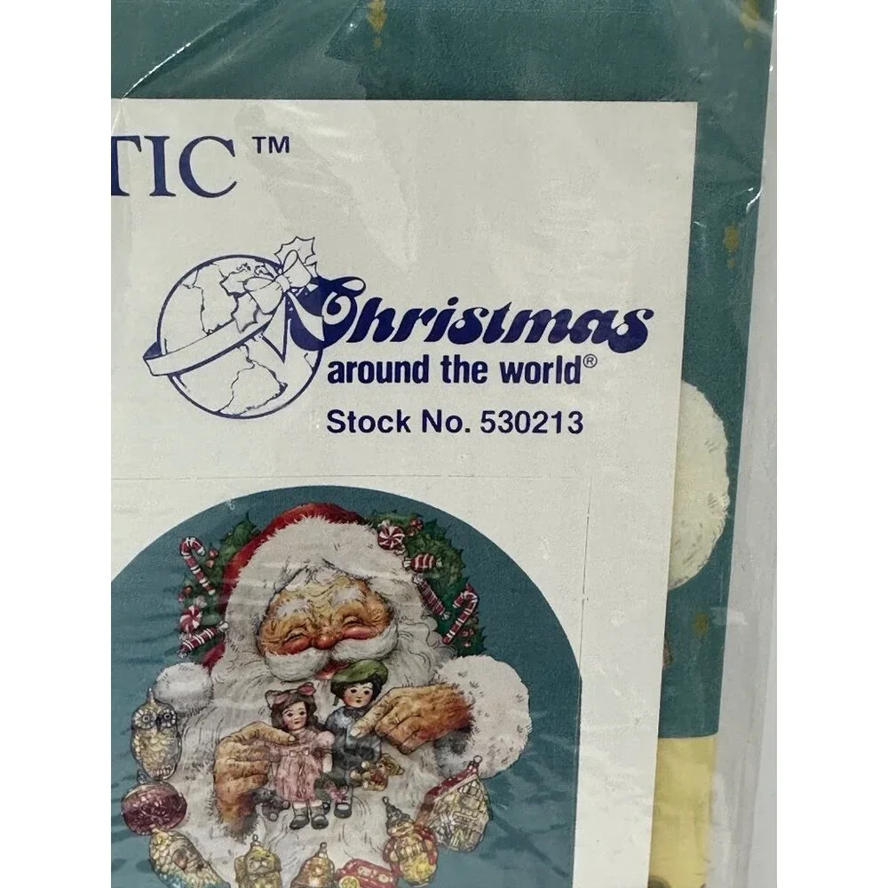 VTG Toys From The Attic Christmas Gift Wrap Lot‎ 50 Sq Ft Paper & Tags NIP